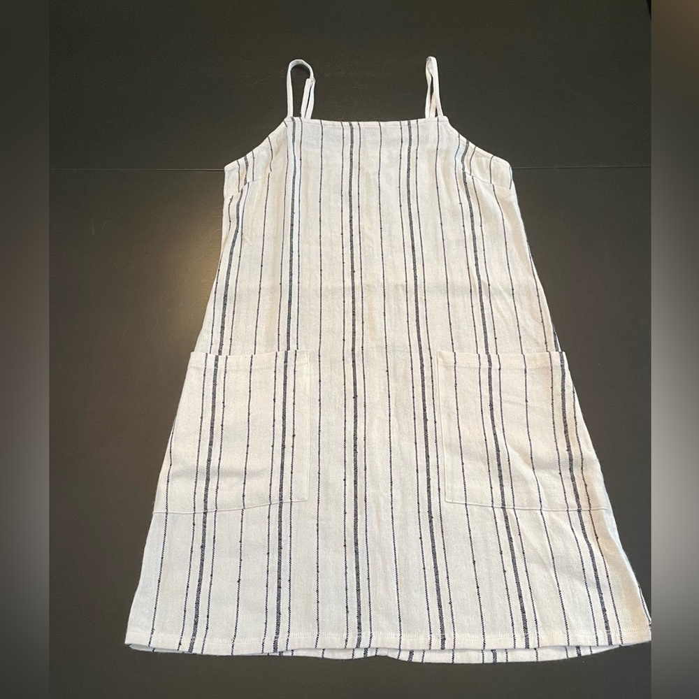 Summer Billabong Striped Surf Beach Mini Dress Coverup, S